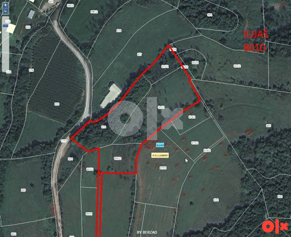 Zemljište (8 parcela) Ilijaš-Balibegovići 28,000 m2 2