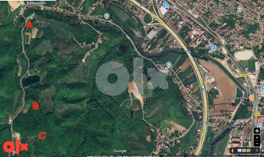 Zemljište (8 parcela) Ilijaš-Balibegovići 28,000 m2