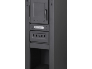 Peć na čvrsto gorivo, 6kW, crna LAVA Basic