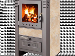 Peć na čvrsto gorivo, 7.5kW NOVA G Pro, Bež
