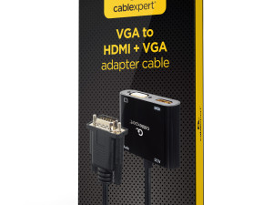 CABLEXPERT VGA TO HDMI+VGA ADAPTER CABLE