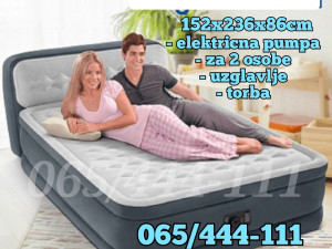 Zračni krevet Intex električna pumpa 152x236x86cm NOVO!