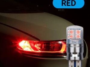 LED sijalice (2 kom) T10 3030 8SMB - Red