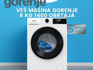 AKCIJA Masina za Ves Gorenje 8kg 1400 Obrtaja