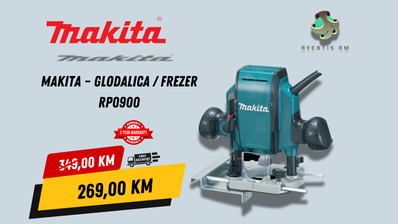Makita  Glodalica / frezer RP0900