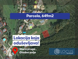LOCUS prodaje: Zemljište 649m2, Gladno Polje, Ilidža