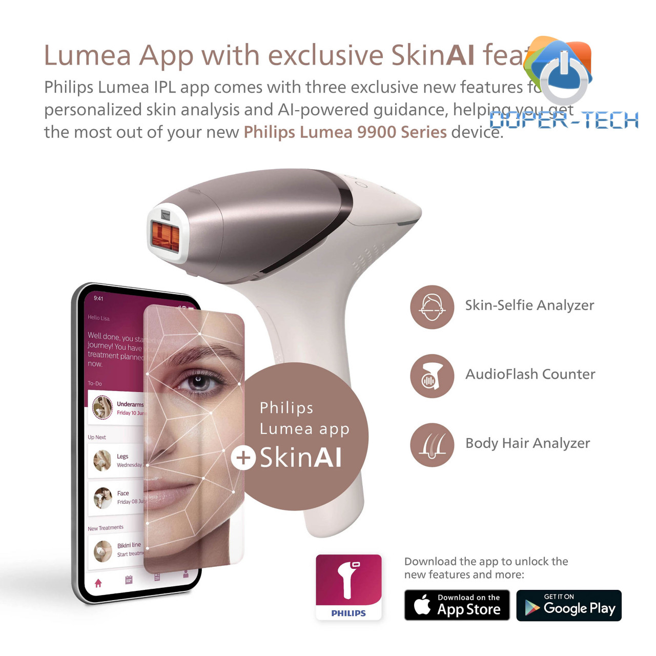 Epilator PHILIPS Lumea IPL BRI977/00 DOPER