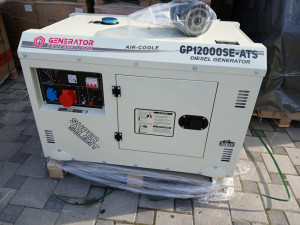 AGREGAT ZA STRUJU DIZEL 12 KVA 12 kw SILENT SA AUTOMATIKOM