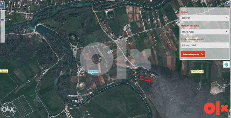 Zemljište Malo Polje 2116m2