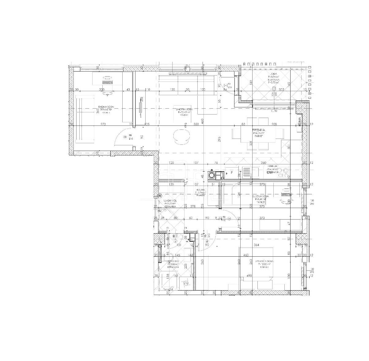 Stan Istočno Sarajevo 3 spavaće 73m2 12