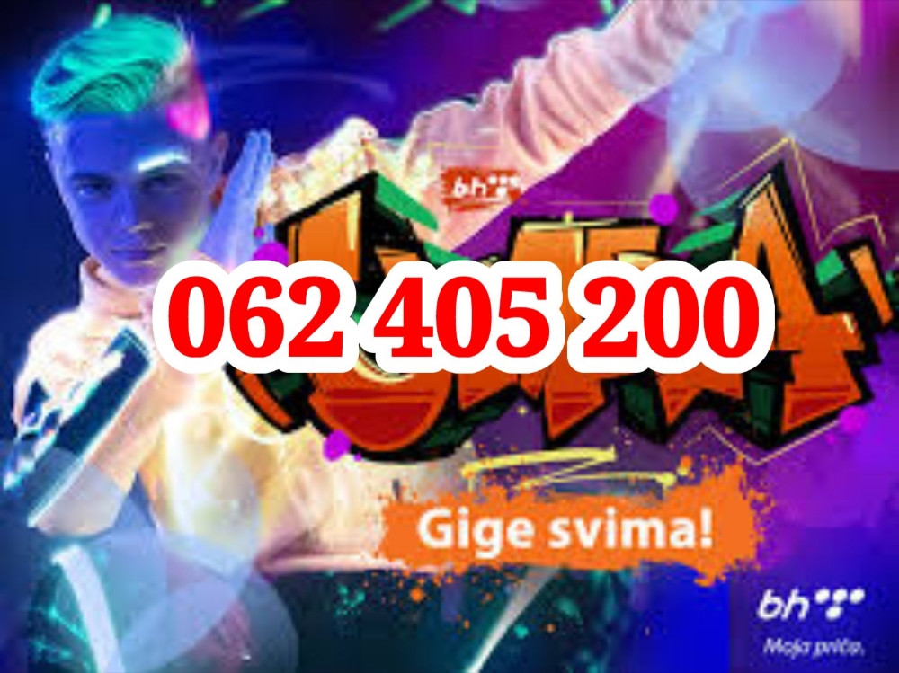 Ultra broj brojevi Sim BHT 062 405 200