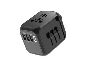 Putni adapter SL-309T US/EU/AUS/UK 3 x USB, 1 x type-C