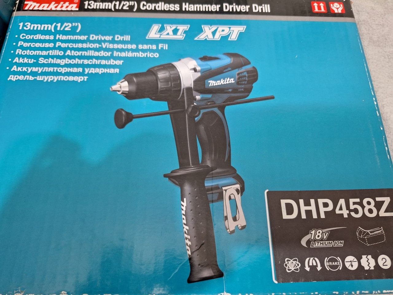 Makita aku udarna bušilica odvijač DHP458Z