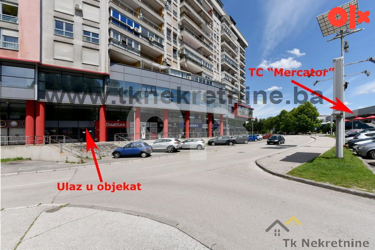 CENTAR - Poslovni prostor 214 m2, zgrada "Titanik" 2