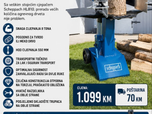 VERTIKALNI CJEPAC SCHEPPACH HL810-8T