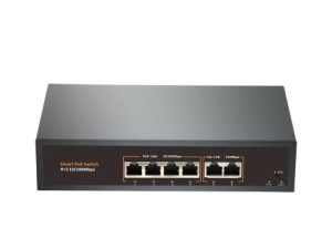 Longse PoE swtich HT42FA 4-portni+2x UP LINK port