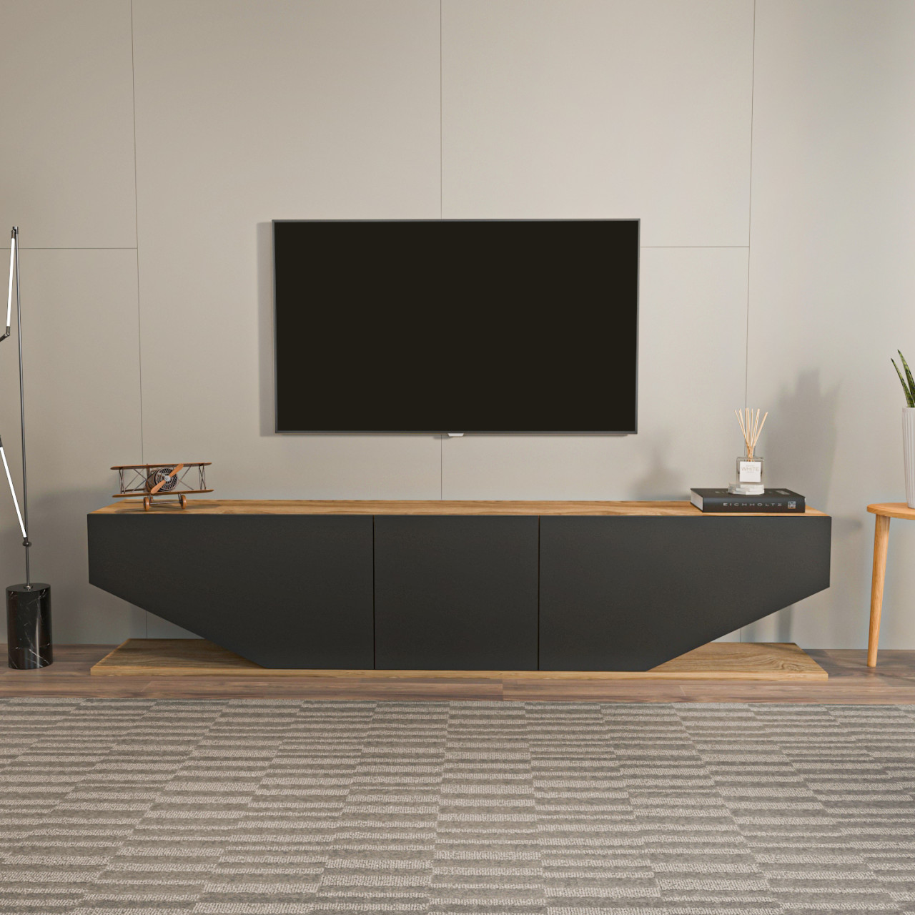 TV komoda Incia Orah-crna