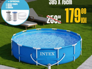 Intex bazen sa metalnom konstrukcijom 3.05mx76cm 28202