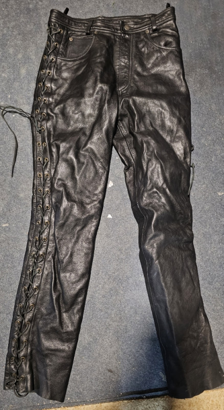 Kožne hlace za motor S M L XL XXL