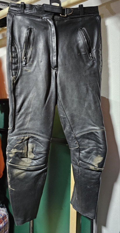 Kožne hlace za motor S M L XL XXL