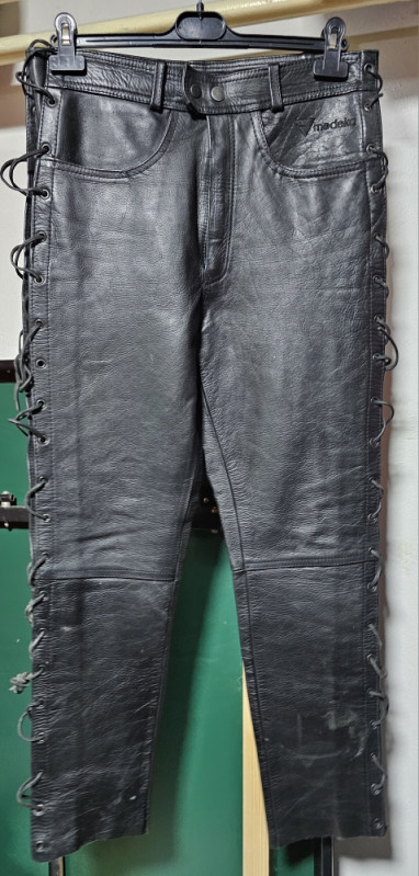 Kožne hlace za motor S M L XL XXL