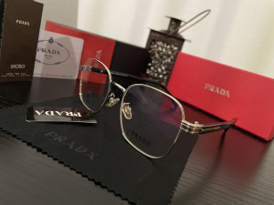 Prada dioptrijski okvir naocale bez dioptrije Silver