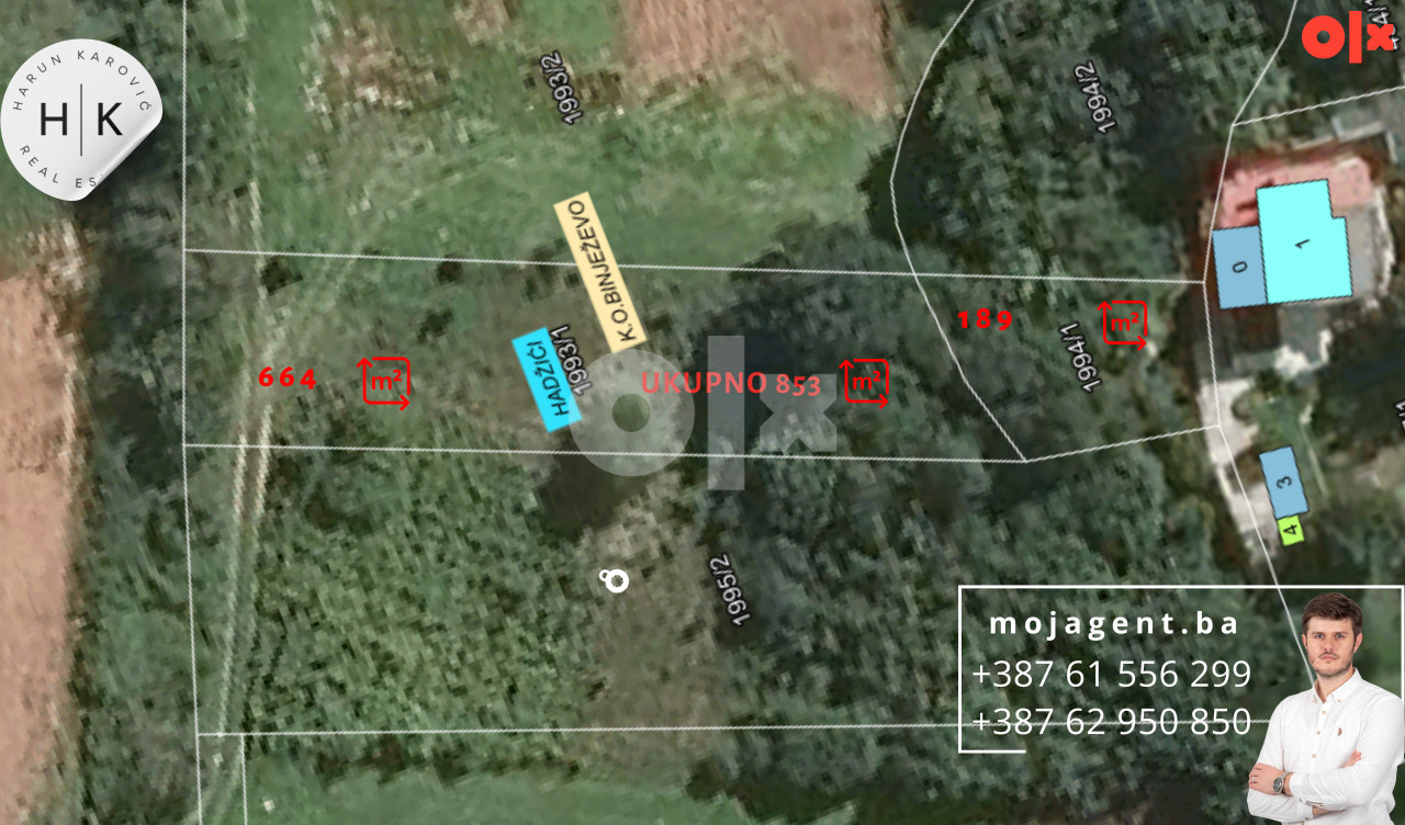 HK prodaje zemljište: Binježevo - 853m2 3