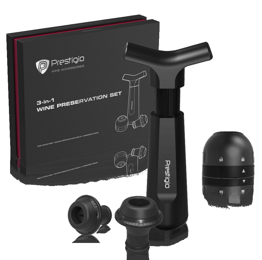 Poklon Vinski set - vakum zatvarač SNIŽENJE