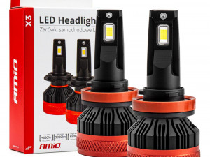 Auto sijalica H8 H9 H11 LED 90W 6500K AMIO 90W 037369