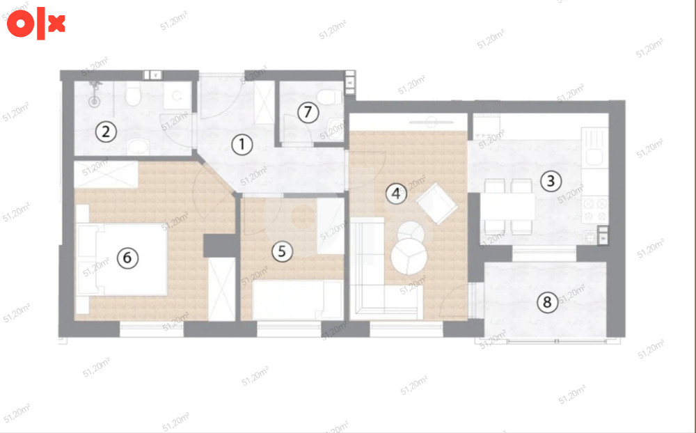 BORIK STANOVI OD 43M2 DO 65M2 9