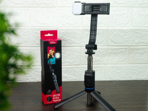 Selfie stick bluetooth stap + tripod sa osvjetljenjem