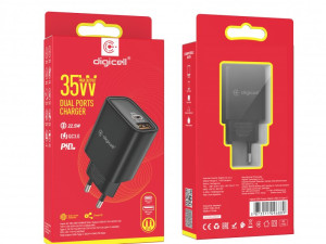 Digicell 35W Power Adapter Type-A + Type-C