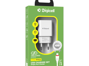 Digicell DC21 Single Port Charger Set Lightning