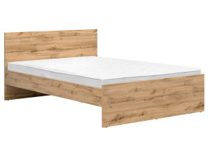 Zele krevet 140x200 wotan hrast