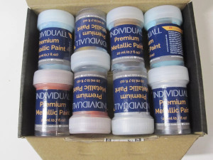 INDIVIDUALL Set metalnih akrilnih boja 8kom