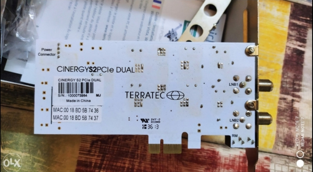Terratec cinergy S2 HD PCIe DUAL S2 Daljenski za računar