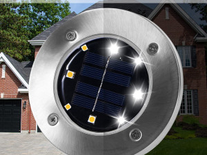 Solarna vrtna svjetiljka ukras za dvorište u bakarnoj boji