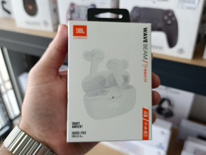 JBL Wave Beam Headphones White Slušalice
