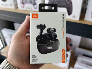 JBL Wave Beam Headphones Black Slušalice