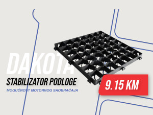 DAKOTA Plastična rešetka stabilizator podloge (šljunak)