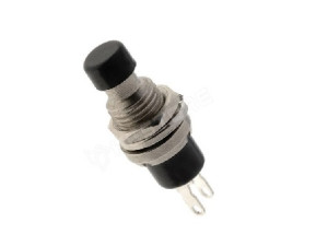 Prekidač taster 1A 250V PS10C2BK 002413