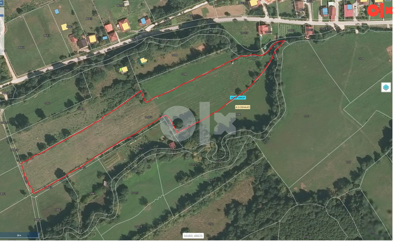 Zemljište D.Vakuf- Bugojno. Tri parcele (14,19 +9,52 +6,80) 2
