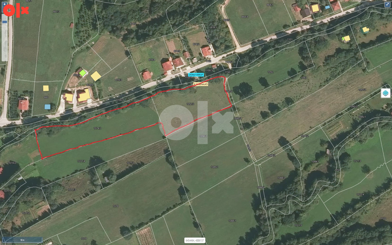 Zemljište D.Vakuf- Bugojno. Tri parcele (14,19 +9,52 +6,80)