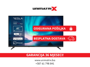 Televizor Tesla 40'' 40E645BFW Smart TV 40E645 Akcija!