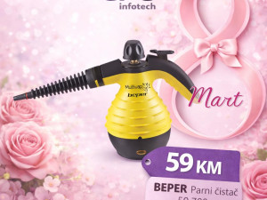 Parni čistač Beper 50.700 1050w čistač na paru
