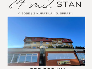 Porodični stan 84 m2 - Sarajevo, Velešići