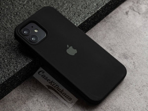 Silikonska maska iphone 12 / 12 Pro ORIGINAL black