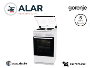 GORENJE šporet električni štednjak 50 cm GE5A21WH