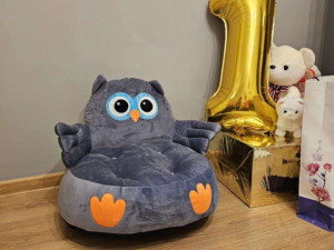 Fotelja sova plišana 45cm, plišanci, igracke