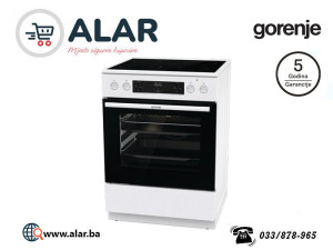 GORENJE šporet staklokeramički štednjak ventilator GECS6C70WPA
